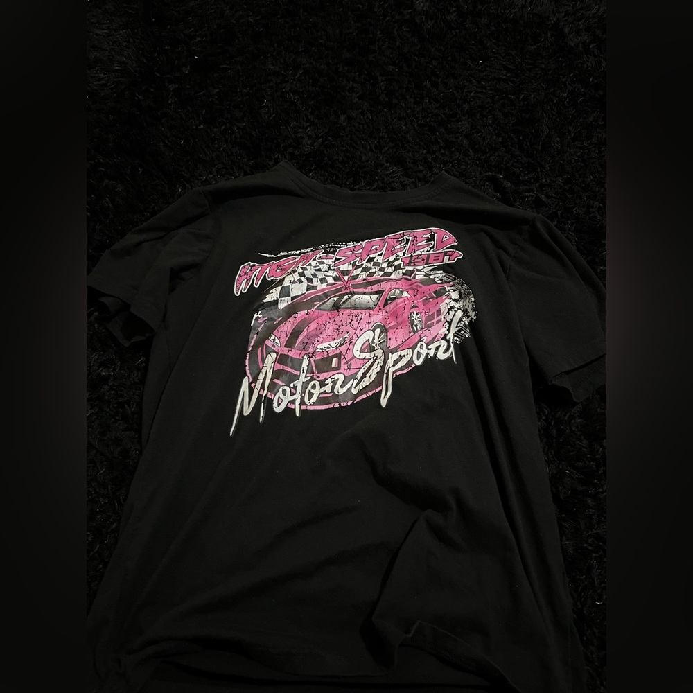 Pink and Black Shirt
